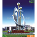 Modern Large Abstract Stainless steel Arts Sculpture for Outdoor decoration